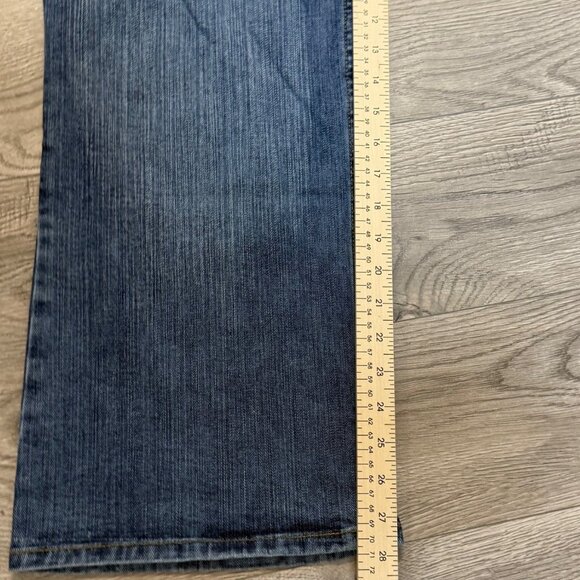 Faded Glory Bootcut Stretch Womens Jeans Plus Size 18 Petite Blue Denim Everyday - Picture 10 of 13
